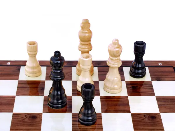 Chess Game Checkmate Close — Stock Photo, Image