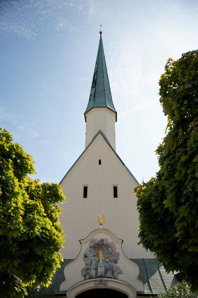 Beautiful historical church in Altoetting