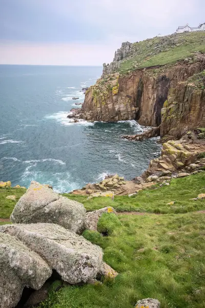 Cornwall Rough Coast Nature Background — Stock Photo, Image