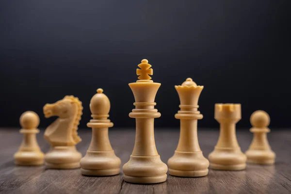 Raw Chess Close — Stock Photo, Image