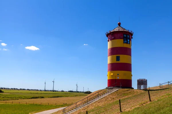 Lighthouse Blue Sky — Foto Stock