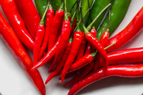 Close Shot Hot Chilli Pepper Background — Stock Photo, Image