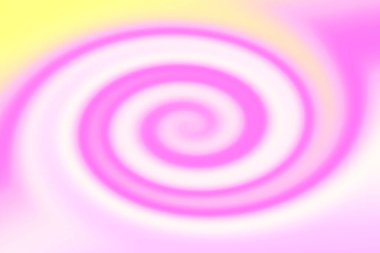 Bulanık pembe bükülmüş beyaz bükülme parlak eğrilik, pembe ışık girdap etkisi arka plan, girdaplı pembe beyaz eğimli yumuşak ışık duvar kağıdı