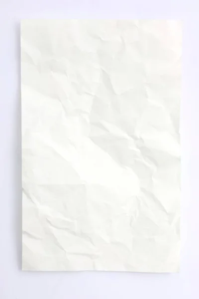 Verfrommeld Papier Achtergrond Textuur — Stockfoto