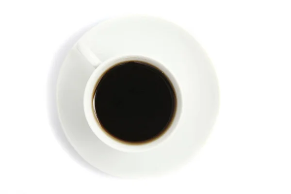 Kawa Białym Tle Tle — Zdjęcie stockowe