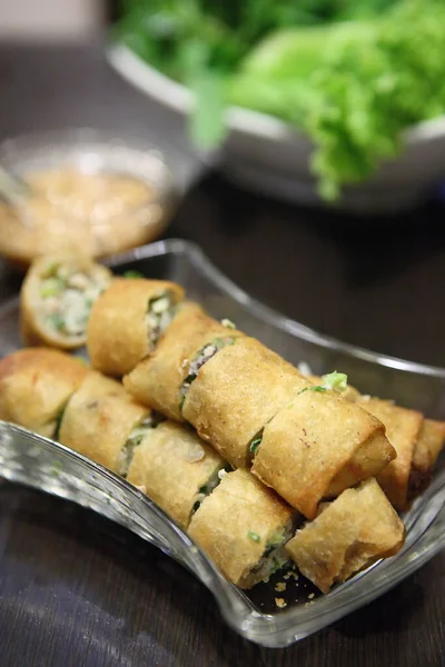 Fried Spring Roll Also Known Egg Roll — Stock Photo, Image