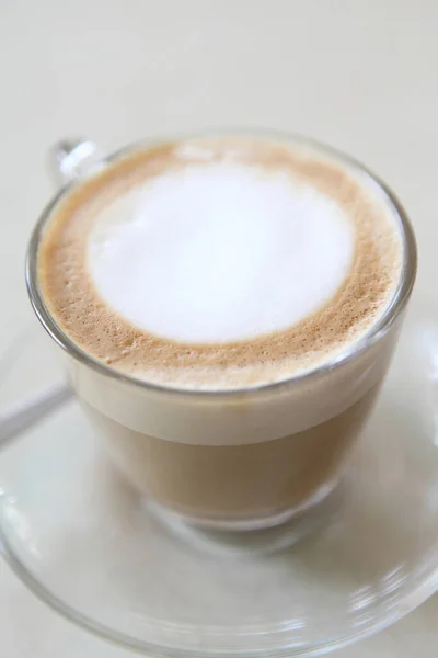 Кофе Латте Крупным Планом — стоковое фото