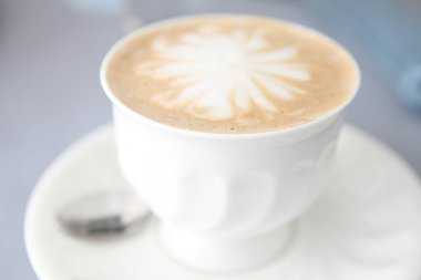 taze yapılmış kahve yakın çekim