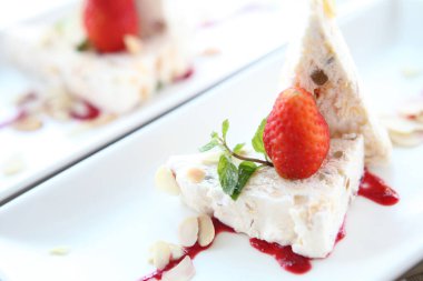 Lezzetli tatlı manzarası 