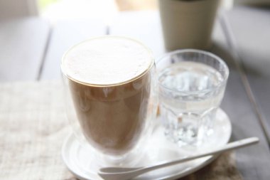 taze yapılmış kahve yakın çekim