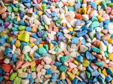 Soyut yaratıcı arkaplan. Küçük taşlar renkli arkaplan