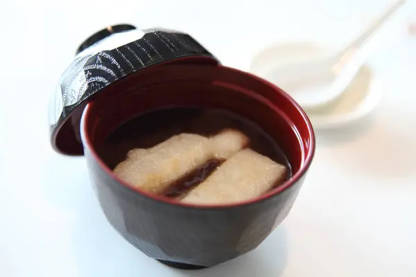 Japanse Keuken Hete Rijst Pudding — Stockfoto