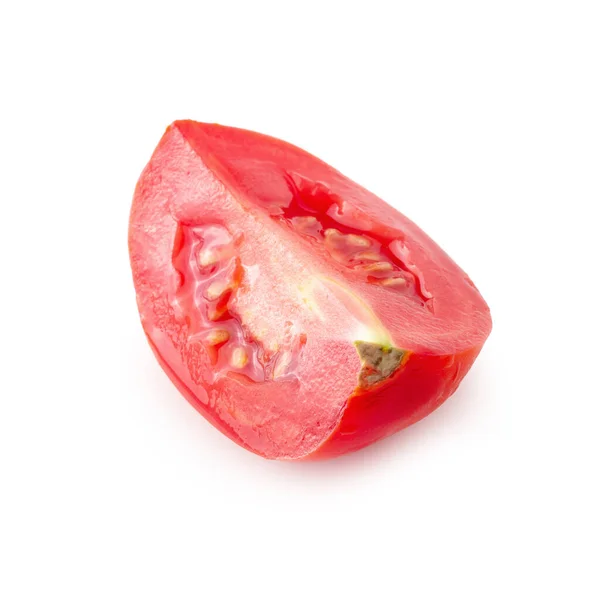 Plasterek Pomidorowy Białym Tle — Zdjęcie stockowe