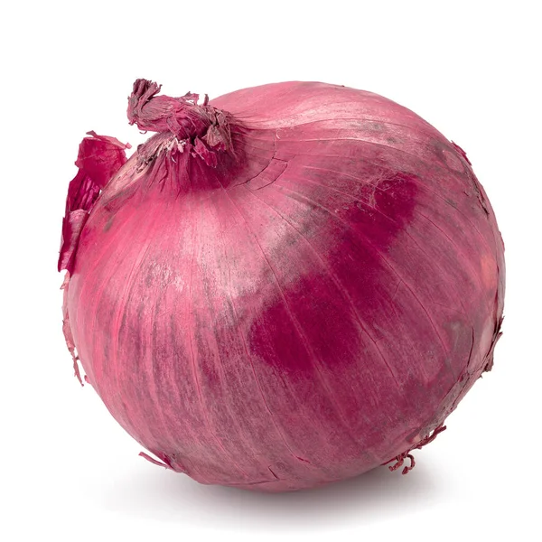 Fresh Red Onions Isolated White Background — Stock Photo, Image
