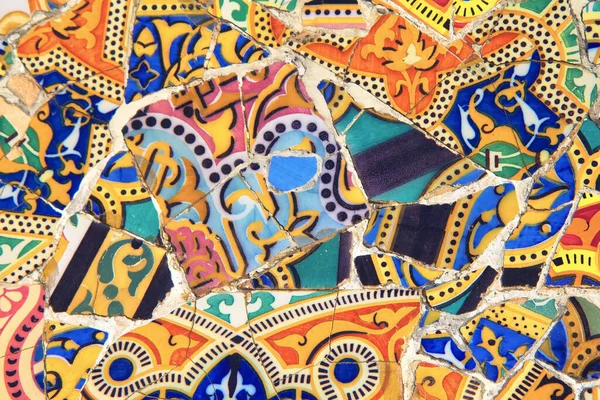Antonio Gaudi Mosaico — Foto Stock