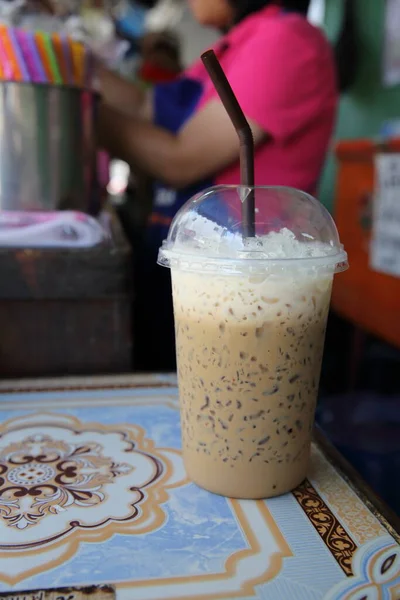 Thajská Káva Bobulemi Pohled Zblízka — Stock fotografie