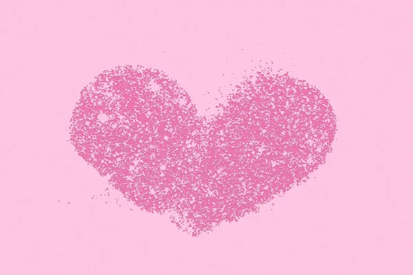 Herz Love Shapes Aus Glitter Für Hintergrund — Stockfoto