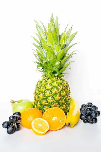 Auswahl Tropischer Früchte Aus Nächster Nähe — Stockfoto