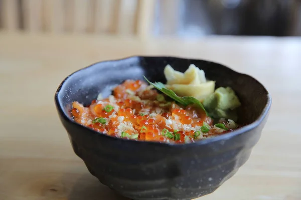 Sushi Somon Don Conceptul Fructe Mare Japoneze Gustoase — Fotografie, imagine de stoc