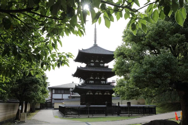 Templo Japonês Cidade Nara — Fotografia de Stock