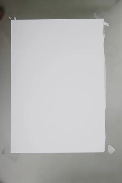 Акварельная Бумага Белого Цвета — стоковое фото