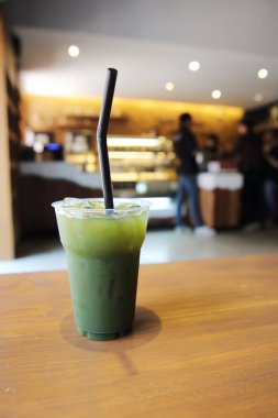 Buzlu çay, yakın çekim.