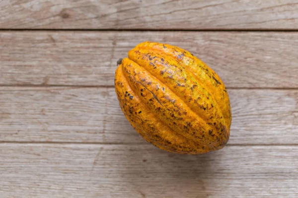 Cacao fruit, raw cacao beans, Cocoa pod on white background
