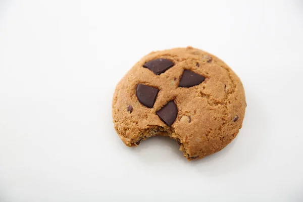 Cookie Chocolate Isolated White Background — Stock Photo, Image