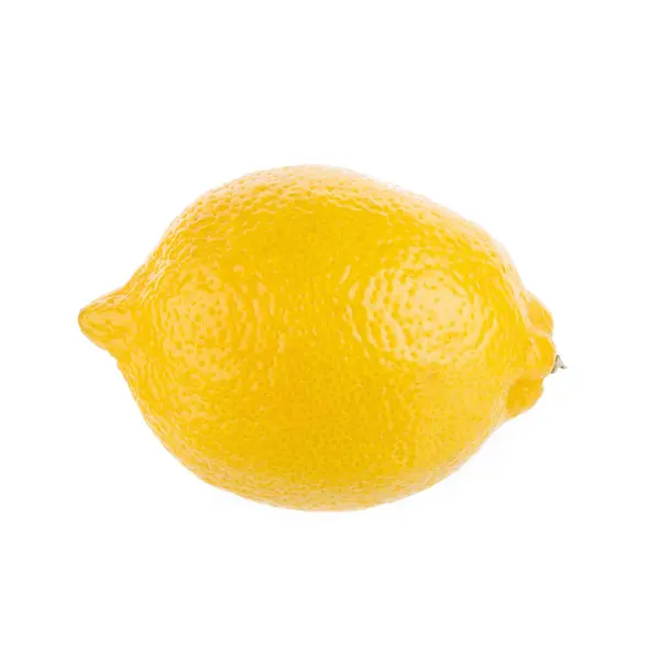 Limón Amarillo Aislado Sobre Fondo Blanco —  Fotos de Stock