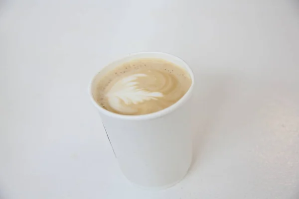 Чашка Кофе Крупным Планом — стоковое фото
