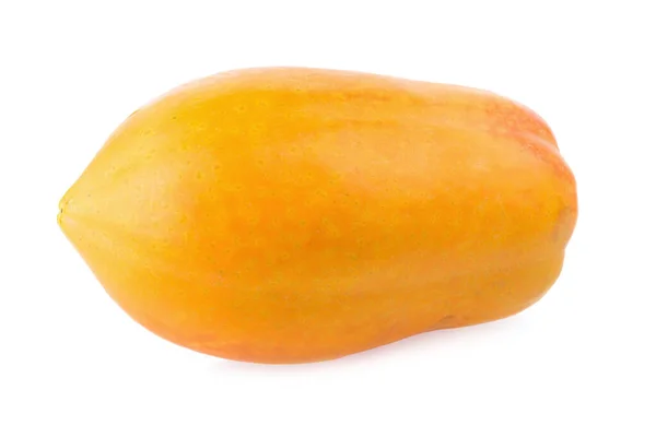 Beyaz Arka Planda Izole Papaya Meyvesi — Stok fotoğraf