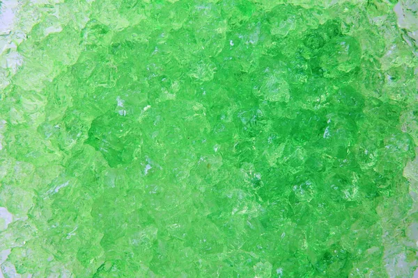 抽象的な緑の冷たい氷の背景 — ストック写真