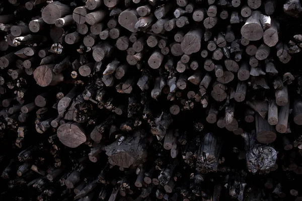 Спалена Поверхня Деревного Вугілля Темна Текстура — стокове фото