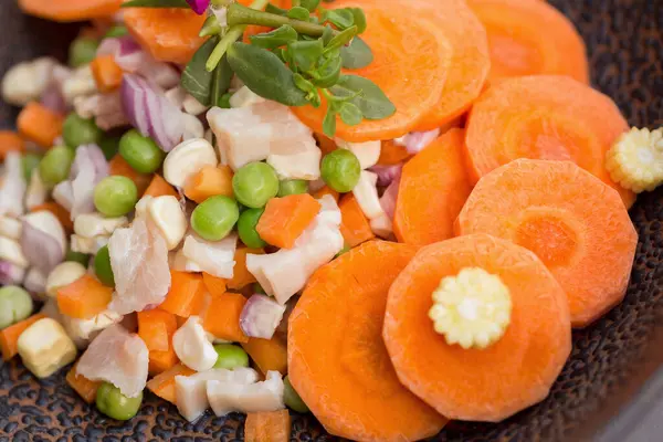Taze Salata Sağlıklı Gıda Konsepti — Stok fotoğraf