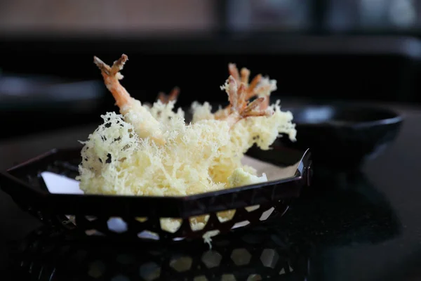 Tempura Smažené Krevety Japonském Stylu — Stock fotografie
