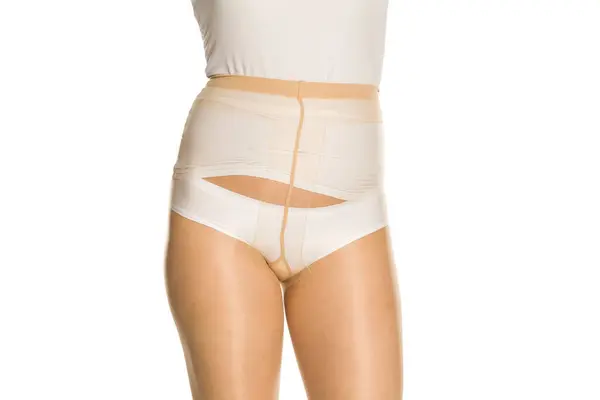 Female Hips Nylon Tights — Stock Photo, Image