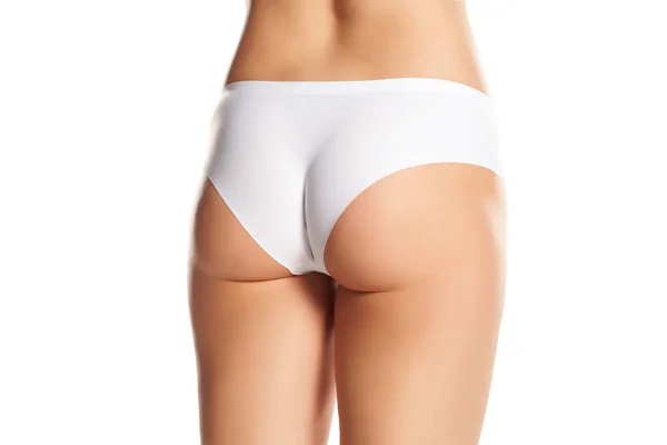 Female Bottom White Panties — Stock Photo, Image