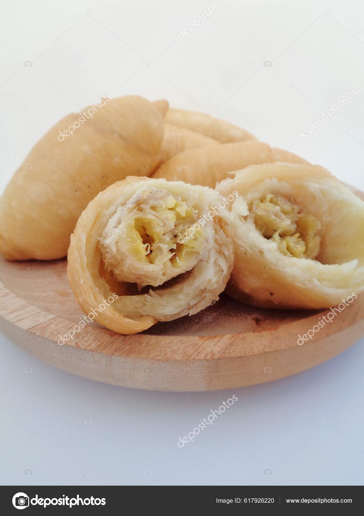 Molen Pisang Pisang Molen Indonesian Traditional Food Street Food.