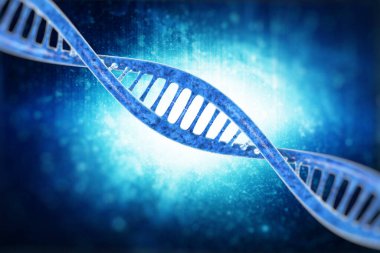dijital illüstrasyon DNA 'sı, kapat