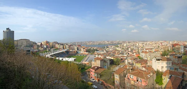 Panoráma Města Nad Rezidenční Čtvrti Istanbulu — Stock fotografie