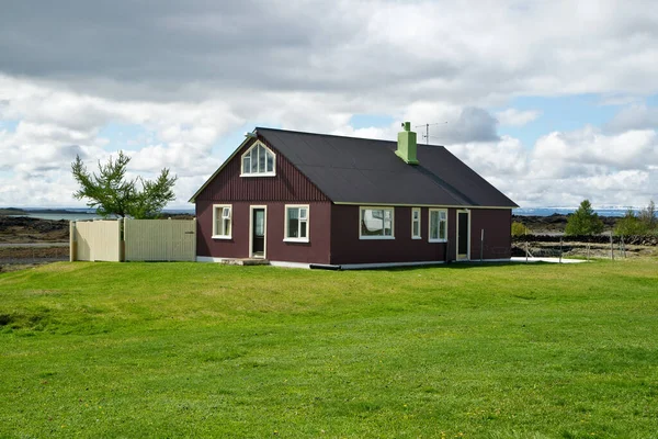 Icelandic House Scenic View — Stock Photo, Image
