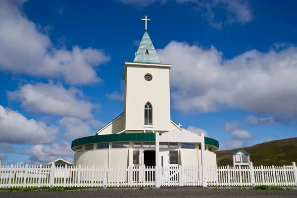 Mały Kościół Reykjahlíð — Zdjęcie stockowe