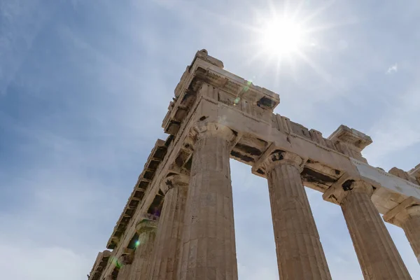 Det Antika Grekiska Templet Poseidon Forntida Grekisk Panteon — Stockfoto