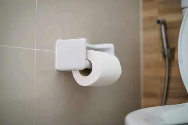 Eine Rolle Toilettenpapier — Stockfoto