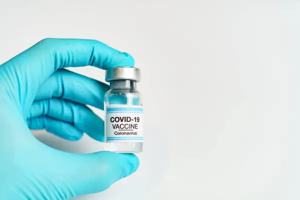 コロナからの予防 予防接種 治療のためのワクチン — ストック写真