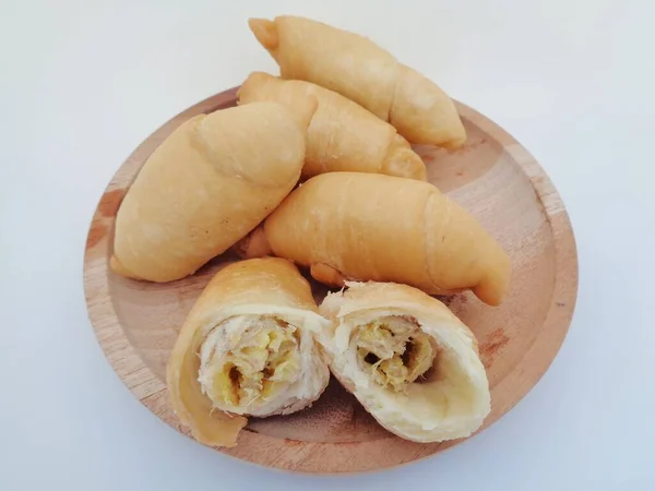 Molen Pisang Pisang Molen Traditionelles Indonesisches Essen Streetfood Aus Yogyakarta — Stockfoto