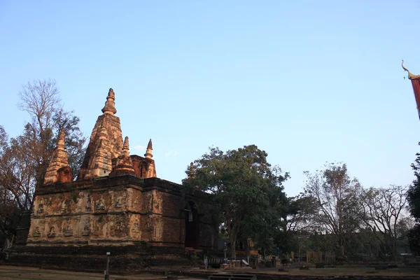 Wat Jet Yod Wat Photharam Province Chiangmai — Photo