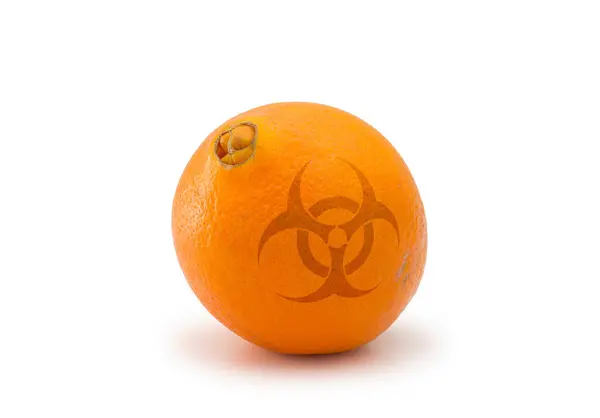 Gefährliche Früchte Auf Weißem Hintergrund — Stockfoto