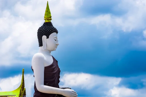 Большой Будда Стоит Храме Шареона Крысы Бамрунга — стоковое фото