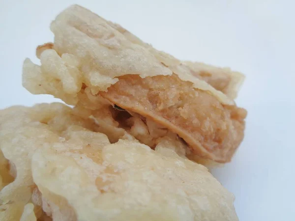 Tahu Isi Tahu Slomprot Tahu Berontak Indonesisch Eten Gebakken Tofu — Stockfoto